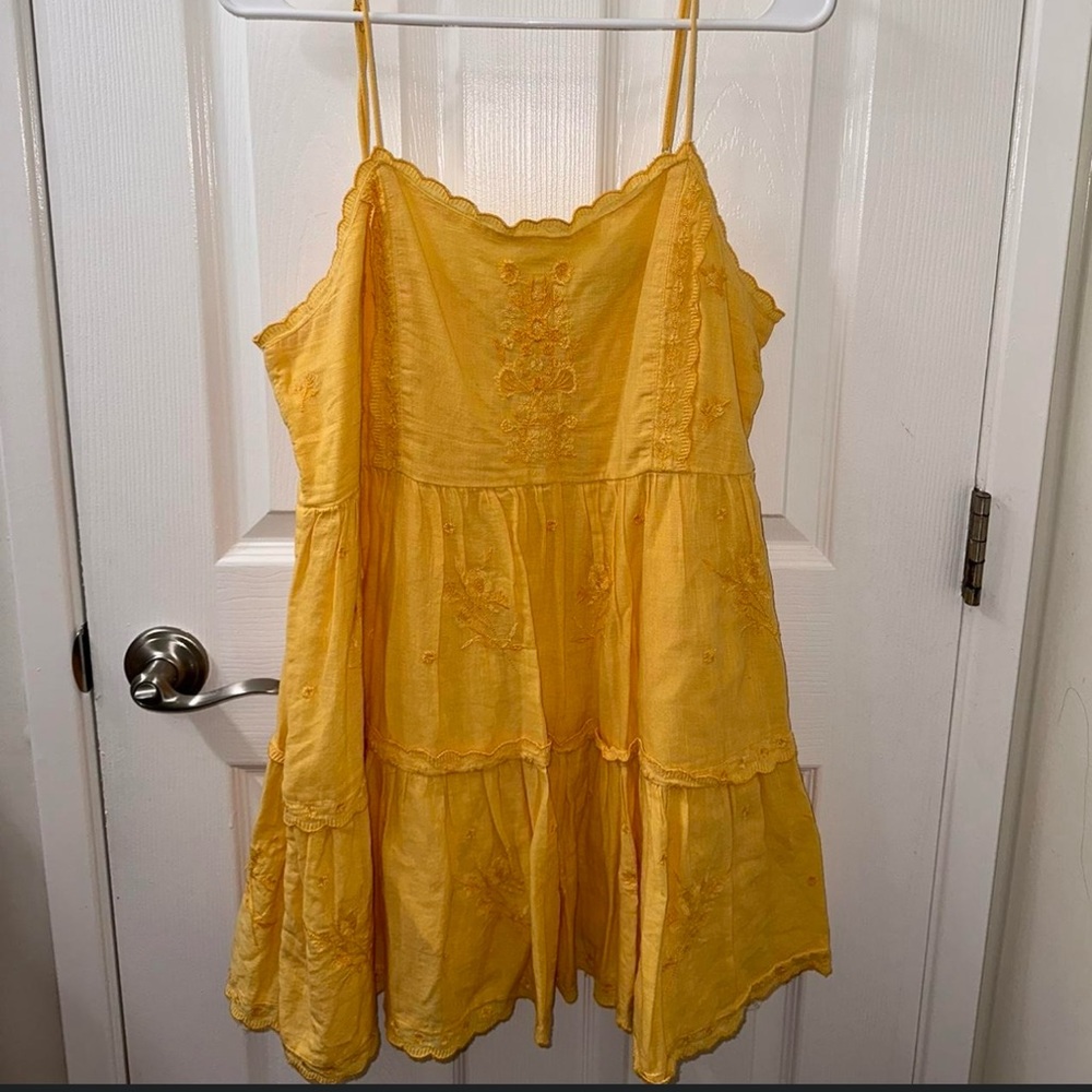 Urban Outfitters  Gold Dress